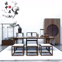 Новый китайский стиль Zen Wood Table Стул Классический чайный стол