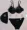 Giải phóng mặt bằng thương hiệu chính hãng Hua Weisi 2012 đồ bơi nữ ngực nhỏ tập hợp thép tấm bikini 92505 váy đen - Bikinis đồ bơi cho người béo bụng