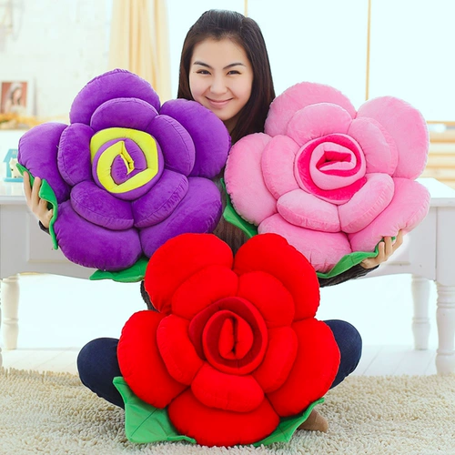 Милая подушка для сна, диван для гостиной, украшение, розы, популярно в интернете, в цветочек