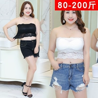 Chất béo em gái bọc ngực ống áo gi lê đầu chất béo mm sexy thu thập 200 kg để nhận sữa để ngăn chặn ánh sáng đoạn ngắn cộng với phân bón để tăng áo lót k dây