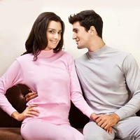 Хлопковое термобелье подходит для мужчин и женщин, демисезонный свитер, базовое удерживающее тепло нижнее белье, для среднего возраста