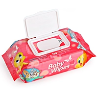 Trẻ sơ sinh con lau em bé 80 + 20 bơm bao gồm em bé thơm- miễn phí mô ướt để ngăn chặn màu đỏ ass giấy ướt bobby