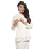 Tingmei Kangmeiting quần áo bà bầu sau sinh lụa tơ tằm thật cho con bú đồ lót cho con bú tại nhà phù hợp với xác thực - Giải trí mặc / Mum mặc Giải trí mặc / Mum mặc