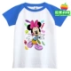 Quần áo trẻ em Minnie Mickey quần áo nam nữ rộng rãi C08 áo thun cotton ngắn tay cho gia đình cha mẹ và con mùa hè mới - Áo thun