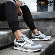 Giày nam Li Ning 2019 mùa thu mới giày đế bằng da lộn Giày thể thao giản dị - Dép / giày thường