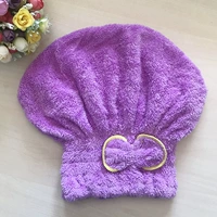 Коралловое бархатное мощное полотенце для волос, быстросохнущая мягкая комфортная шапочка для душа, сухой платок, увеличенная толщина