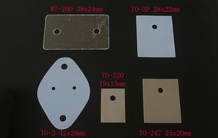 WZ-X67 TO-220/TO-247/TO-3P/TO-3/MT-200 熱伝導性シリコーンマイカ絶縁シート