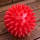 Длинные шипы 7 см маленький шарик [мягкий] красный