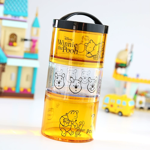 Spot Japan Buke Back Pooh Bear Bear Vinnie Baby Children's Beinon Small Smart Fruit Portable Lunch Box