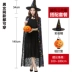 Trang phục Halloween cho người lớn, áo choàng phù thủy, áo choàng trẻ em, trang phục, đạo cụ trang trí kinh dị hóa trang phù thủy halloween Trang phục haloween