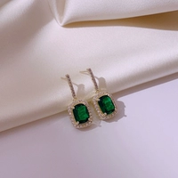 XL000266 Изумрудные серьги
