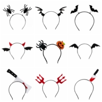 Аксессуар для волос, украшение, ободок, забавные шпильки для волос, xэллоуин, наряжаться, паук