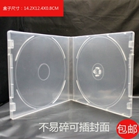 Прозрачная световая поверхность PP Soft Plastic DVD -коробка DVD нелегко раздавить одноразовую коробку CD Сингл диск