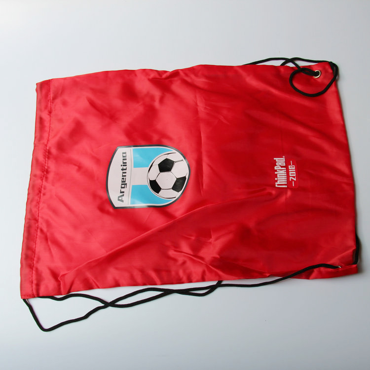 Redassociation / Thinkpad Bundle pocket Sports bag Drawstring both shoulders Polyester fabric   Shoe bag