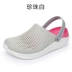 Xingyue Xiaoying Couple Croc Giày Nữ Mùa Hè Phiên Bản Hàn Quốc Sinh Viên Dép Dễ Thương Chống Trơn Trượt Đế Mềm Giày Đi Biển Đế Dày dép Đi Trong Nhà dép nam quai ngang dép y tế chồng trượt 