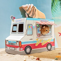 Мороженое автомобиль кошка захват доска
