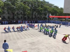 Перетягивание каната 趣味拔河绳麻绳三角成人儿童幼儿园多向多项多人拔河比赛专用绳