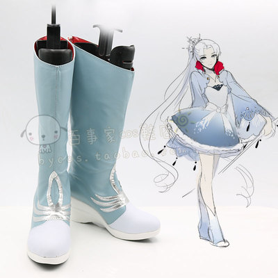 taobao agent RWBY Weiss Schnee Cosplay Shoes COS Shoes Number D36