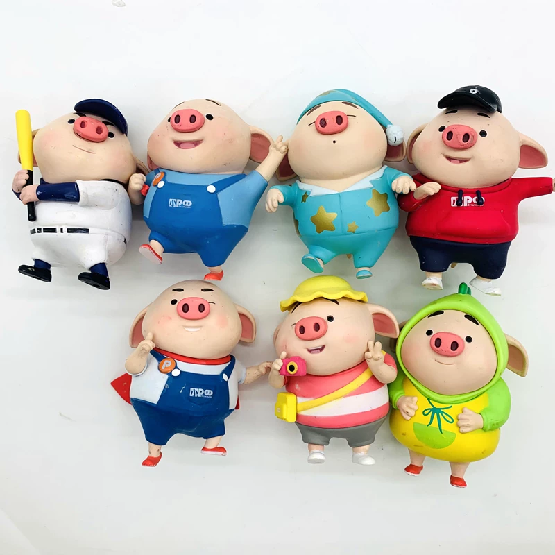 Подлинная оптовая партия сто изменений pig маленькая фарт слепой ящик 2-го поколения серия повседневной жизни подтверждение ручной офис украшение