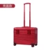 Tất cả nhôm hợp kim magiê xe đẩy trường hợp hộp chụp ảnh lật nắp vali màu đỏ trường hợp lên máy ảnh vali 21 inch - Va li Va li