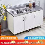 Toàn bộ bàn làm việc tủ bếp chìm với tủ chậu kết hợp lưu trữ bên bàn ăn thương mại cắt rau - Buồng