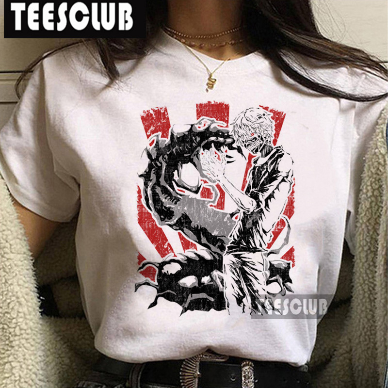 C12JapaneseAnimeTokyoGhoulTShirt Japan comic Tokyo Ghoul periphery T-shirt