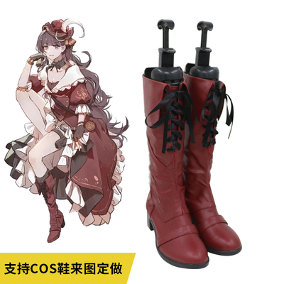 taobao agent Painting traveler in time and space, female lead woggle cos shoes COSPLAY boots increase anime shoes to customize