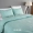 giường phong cách châu Âu ba mảnh bông bông bao gồm mảnh duy nhất của tấm bông là mát mẻ trong điều hòa không khí mùa hè đang tăng rắn màu xanh - Trải giường