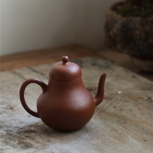 Yixing ấm trà thiết lập trà boutique handmade nhỏ gian hàng 100cc lỗ duy nhất lê da Zhu Mu
