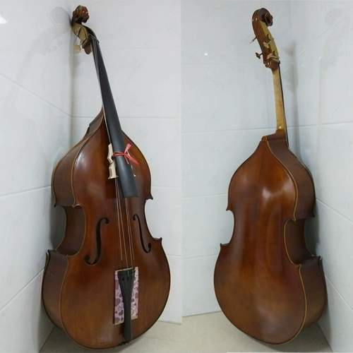 Промежуточный ручной твердый деревянный бас диоксин двойной виолончель Big Bastyle Play Special Corner Corner Craftsmanship Ebony Board