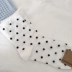 Polka dot Hàn Quốc vớ cotton cuộn trong vớ thoải mái polka dot nữ vớ Hàn Quốc vớ nữ sinh bình thường Bít tất nữ