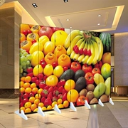 Mục vụ màn hình phân vùng tường nhà hàng khách sạn ăn uống trang trí trái cây salad rau tươi có thể gập màn hình - Màn hình / Cửa sổ