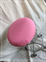 Круглая тканевая крышка сливы с розовым льном 33 см