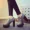 Giày nữ thời trang 2018 mùa thu đông mới Châu Âu và giày cao gót nữ đế dày của Hoa Kỳ có đế thấp để giúp giày đế bệt không thấm nước