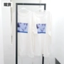 Áo thun trắng nữ Vcruan Ashigo 2019 mới của phụ nữ buông thả ngắn tay hoang dã cổ tròn tay dài - Áo phông áo phông nữ rộng