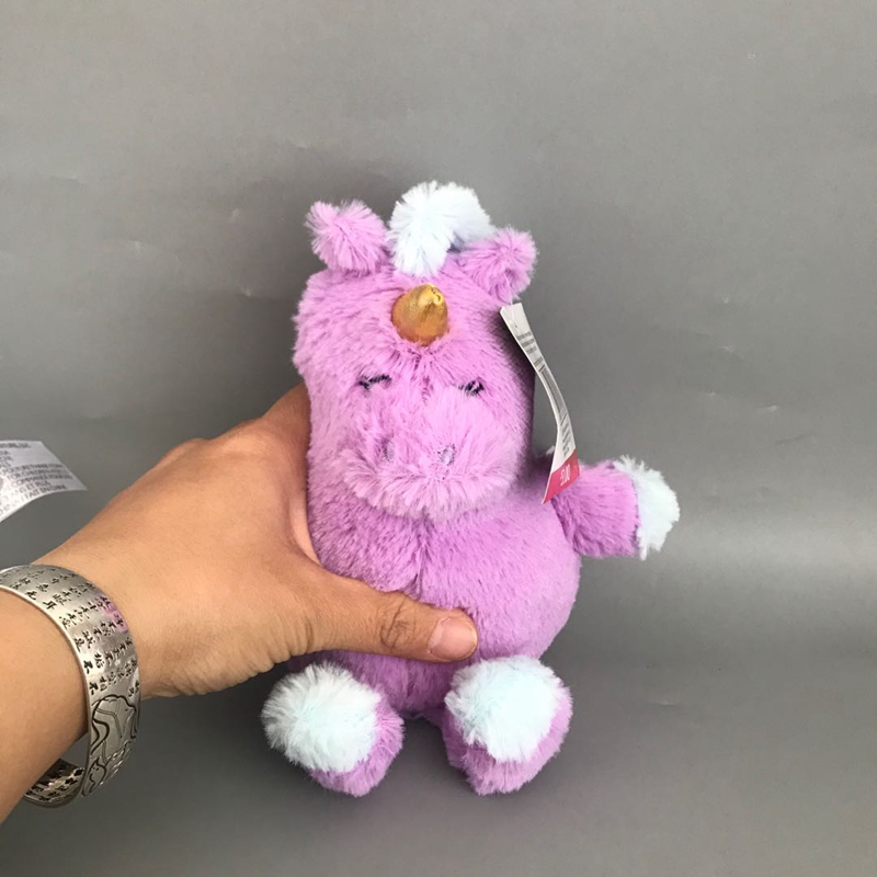 Purple UnicornJapan original single SANRIO sanrio  full dress Hello Kitty eat candied gourd on a stick Plush doll Pendant Ornaments