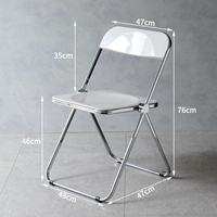 Прозрачная таблица, поддерживающая прозрачный настоящий белый стул [супер сильный