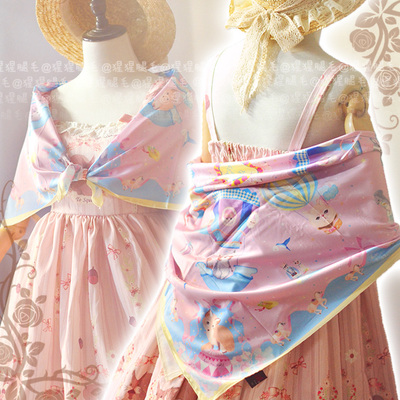 taobao agent Balloon, shawl, scarf, Lolita style, cat