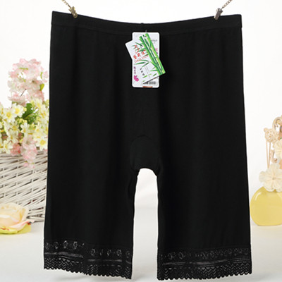 Quần an toàn chống lóa ren bên năm phương thức bông kích thước lớn xà cạp phụ nữ mùa xuân và mùa hè phần mỏng 5 quần