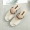 Dép và dép nữ mang mới 2019 trong mùa hè với V miệng phiên bản Hàn Quốc dày hở ngón với một từ kéo hai đôi dép nữ - Dép