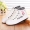 Mùa xuân phiên bản Hàn Quốc của muffin dày bên trong giày vải nữ giày vẽ tay học sinh giày cao gót ren giản dị - Plimsolls giầy fila nữ