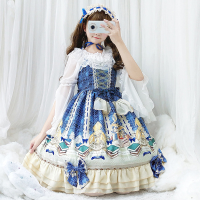 taobao agent Genuine Japanese small princess costume, children's dress, Lolita style, Lolita Jsk