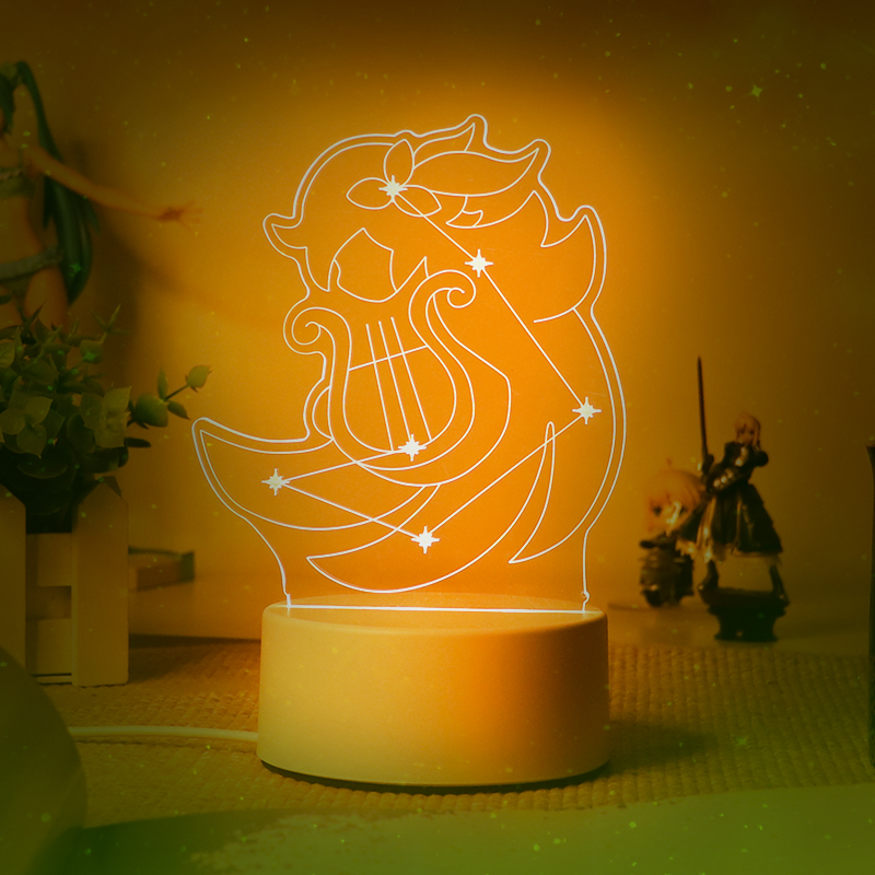 Destiny: Wendy Singerquadratic element primary god periphery game Zhong Li Wendy mountain elf Young master bedroom Bedside Plug in Desk lamp originality gift Night light
