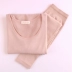 Cheng Aide cashmere 3 lần ấm liền thân đồ lót liền thân 2019 mới terry ấm áp mùa thu ấm áp quần áo Qiuku 6508 - Phù hợp với nóng lên Phù hợp với nóng lên