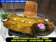 Nhà máy trực tiếp ~ Jin Si Nan root khắc bàn cà phê toàn cây gốc trà bàn tự nhiên rắn gỗ bàn cà phê khắc gốc trà Đài Loan - Các món ăn khao khát gốc