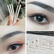 Hàng Trung Quốc NyceMakeup đôi đầu sương mù bút chì tự động xoay tam giác kim cương lông mày bút chì chống thấm nước không nhuộm màu - Bút chì lông mày / Bột / Stick