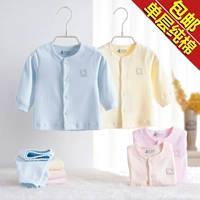 Bộ đồ lót trẻ em mùa xuân và mùa thu trẻ em mùa thu quần áo bé trai đồ ngủ cotton quần áo sơ sinh nữ mùa xuân bé quần giữ nhiệt bé gái