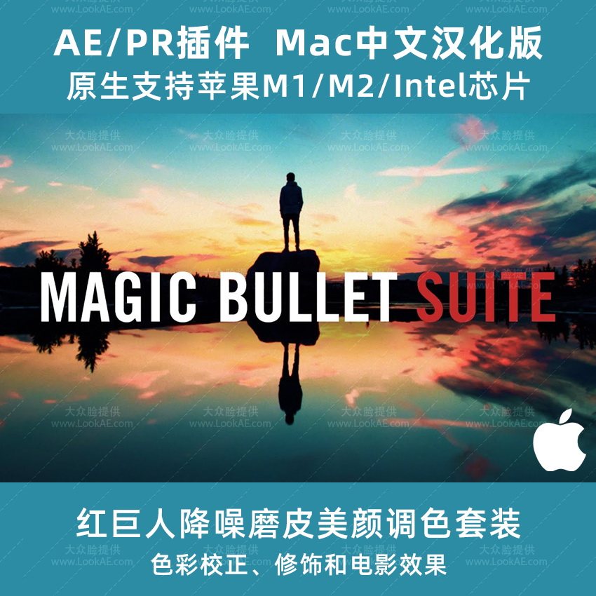 Mac苹果中文汉化-红巨人降噪磨皮美颜调色AE/PR插件 MBS 2023.2.1 支持M1M2-天天素材网