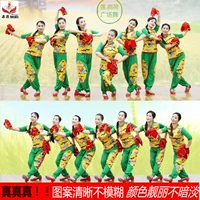 Yunshang Red Grass Waner Yangge Lantern Dance Trang phục New Dance Trang phục Khiêu vũ Quốc gia - Khiêu vũ / Thể dục nhịp điệu / Thể dục dụng cụ giày tập múa cho bé