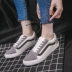 2018 mùa hè người đàn ông mới của giày sinh viên giày vải hoang dã Hàn Quốc phiên bản của xu hướng của giày tinh thần xã hội guys giày thủy triều giày thể thao nam chính hãng Plimsolls